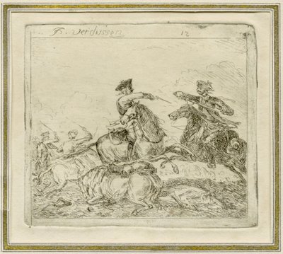 Cavalry Battle by Jan Peeter Verdussen